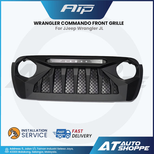 ATP Wrangler Commando Front Grille For Jeep Wrangler JL