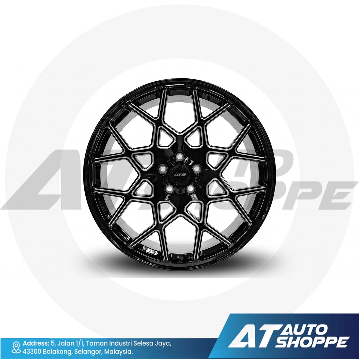 ATS Forged Phantom Gloss Black 20x9 ET35 5x108 (1 piece)