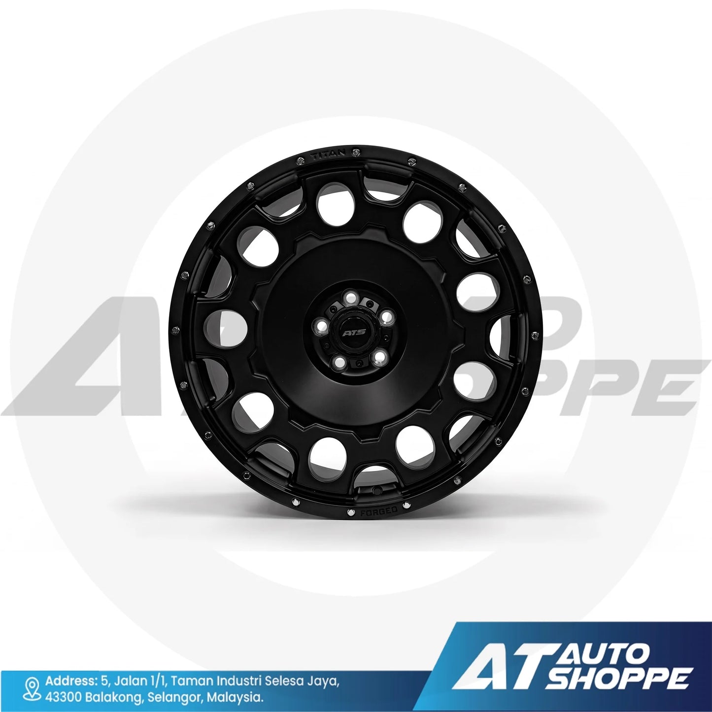 ATS Forged Titan Matte Black 20x9 ET35 5x108 (1 Piece)