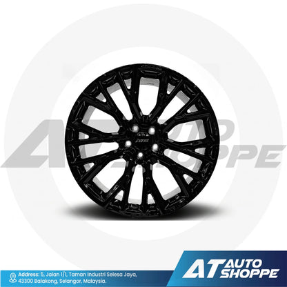 ATS Forged Vortex Gloss Black 20x9 ET35 5x108 (1 piece)