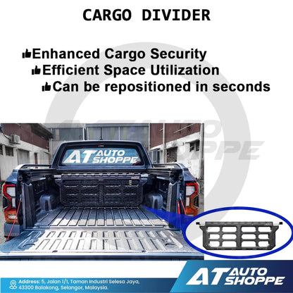 Aeroklas Cargo Divider For Ford Ranger next Gen T9 2023