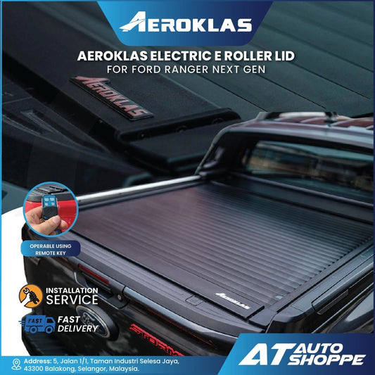 Aeroklas E-Roller Lid Electric Roller Shutter Ford Ranger Next Gen T9 2023+