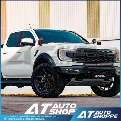 Bahren Point A-Pillar Dual Spotlight Brackets For Ford Ranger Raptor Wiltrak Platinum XLT XLT-Next Gen 2022-Current