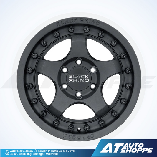Black Rhino Bantam - Matte Black 17x8.5 ET-10 6x139.7 (1 piece)