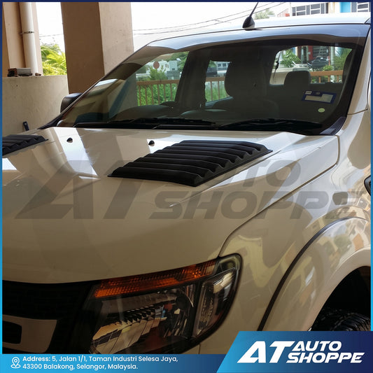 Bonnet Vent Cover For Ford Ranger 2012-2021 T6 T7 T8