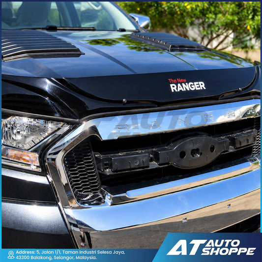 Bug Shield Bonnet Guard Hood Visor For Ford Ranger 2015-2021 T7 T8 XL XLT XLT+ Wildtrak Raptor 2.0