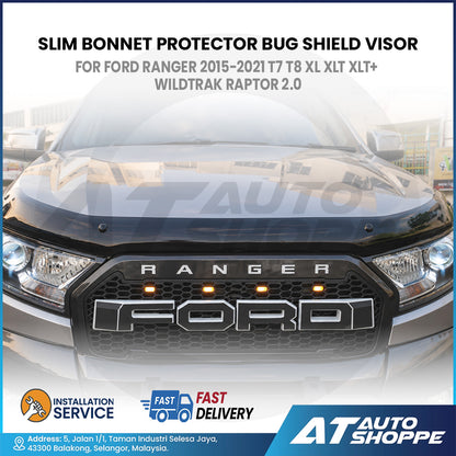 Bug Shield Bonnet Guard Hood Visor For Mitsubishi Triton 2019-2023