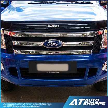 Bug Shield Bonnet Visor Stone Guard For Ford Ranger 2012-2015 T6 XL XLT Wildtrak