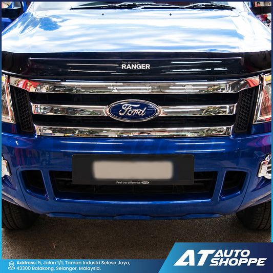 Bug Shield Bonnet Visor Stone Guard For Ford Ranger 2012-2015 T6 XL XLT Wildtrak