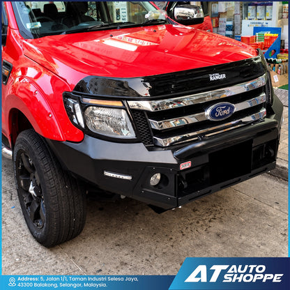 Bug Shield Bonnet Visor Stone Guard For Ford Ranger 2012-2015 T6 XL XLT Wildtrak