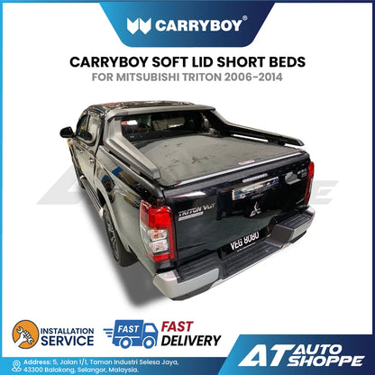 CARRYBOY Soft Lid Short Beds For Mitsubishi Triton 2006-2014