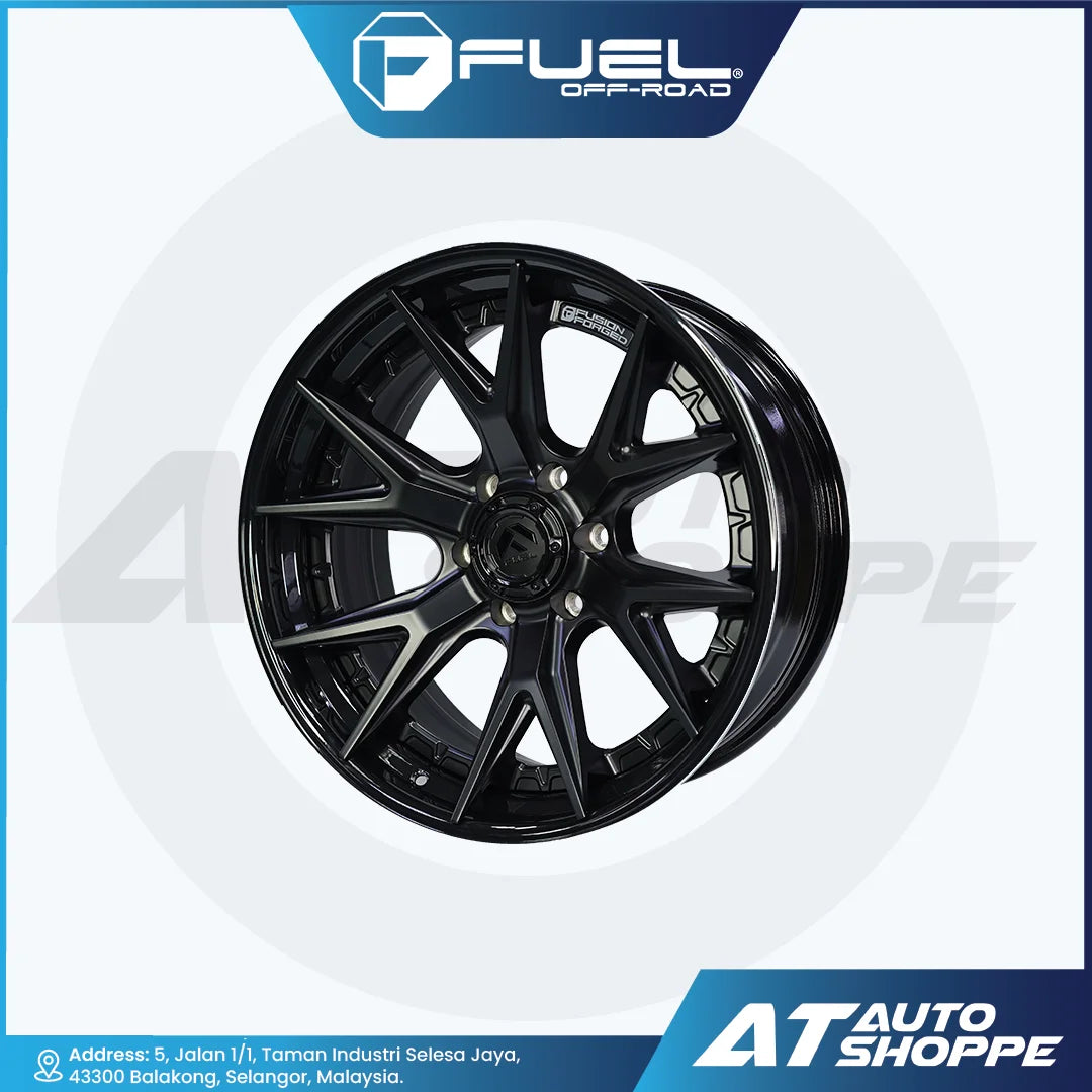 Fuel Off Road Fusion Forge Catalyst 20x9 ET1 6x139.7 Matte Black Wheel (1 Piece)
