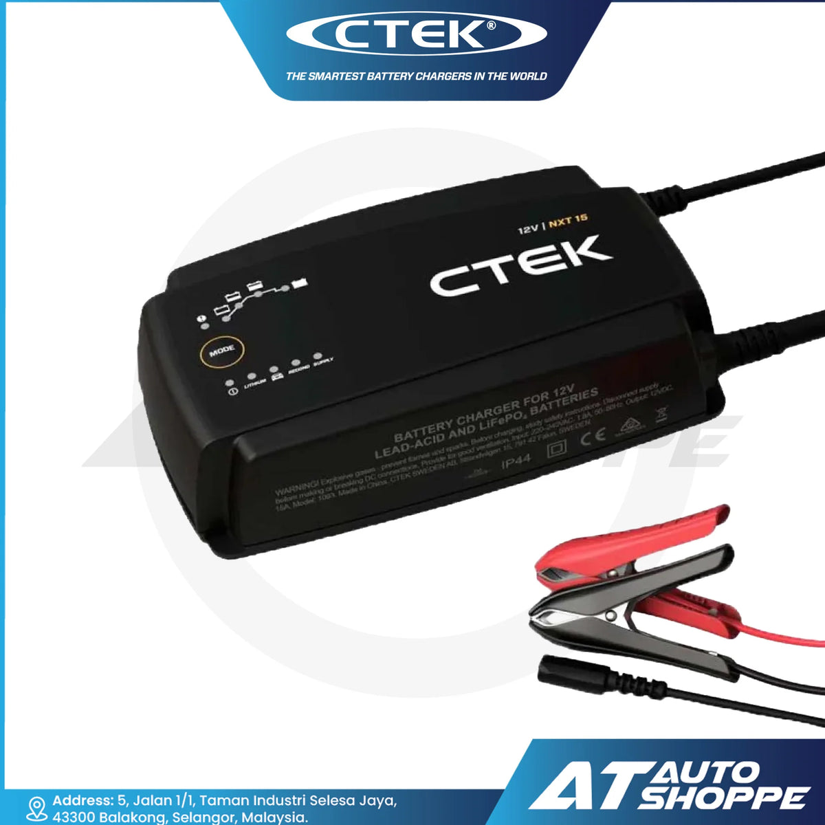 CTEK Battery Charger NXT 15 Profesional Smart Battery Charger