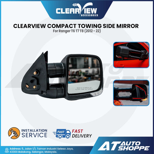 Clearview Next Gen Towing Mirror for Ford Ranger T6/T7/T8 (2012–2021)