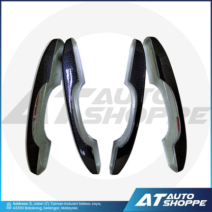 Door Handle Cover Guard Carbon Fiber For Ford Ranger Next Gen 2023 T9 XL (Made in Thailand)