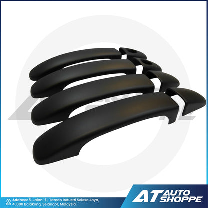 Door Handle Cover Guard Matte Black For Ford Ranger T6 T7 T8 2012-2021