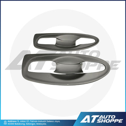 Door Handle Cover Guard Matte Black For Nissan Navara NP300