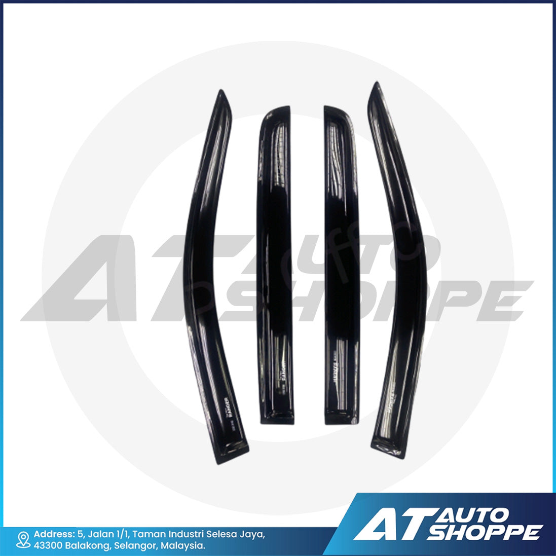 (Made in Thailand) Door Visor For Ford Ranger Next Gen 2023 T9 XL XLT XLT+ Wildtrak Raptor