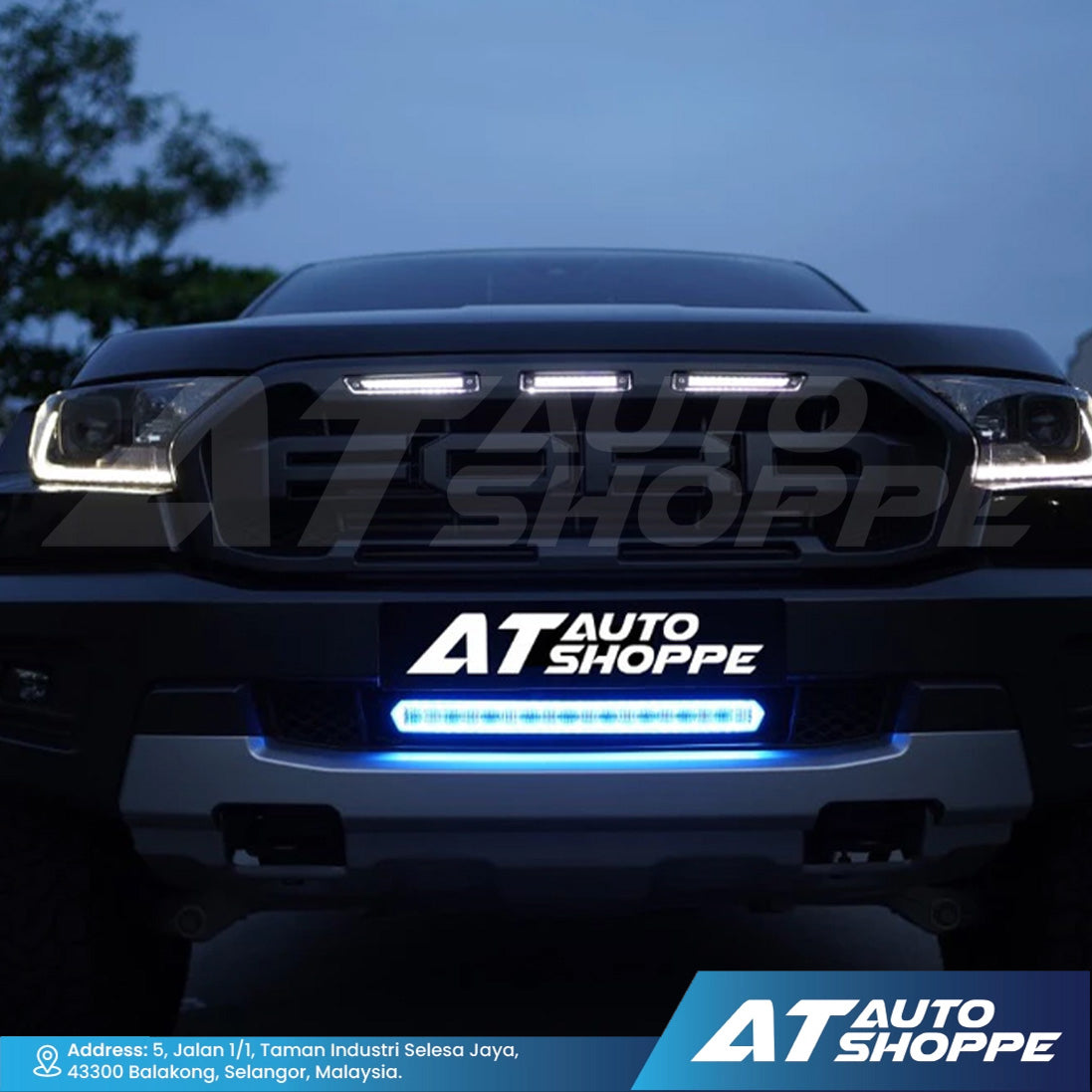 F-Sport Grille Amber Lights Led For Ford Ranger