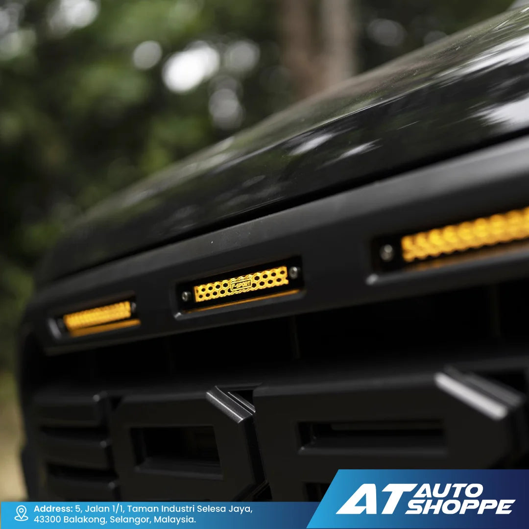 F-Sport Grille LED Light Amber For Ford Ranger Raptor 2019-2021 2.0 Bi-Turbo