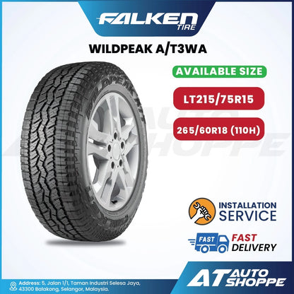 Falken Wildpeak AT3WA 15/18 Inch Tyre (1 Piece)
