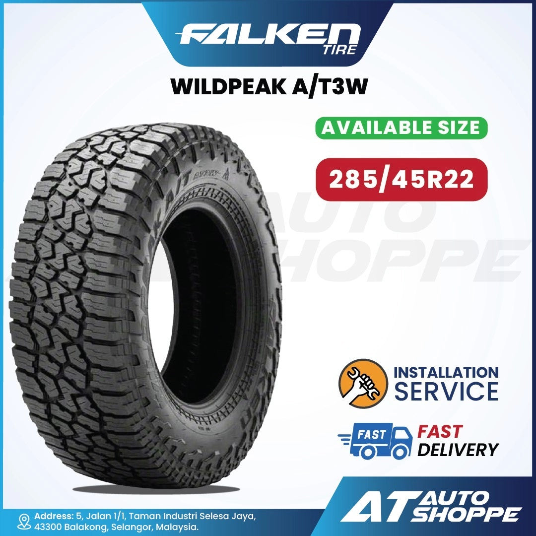 Falken Wildpeak AT3W 22" Tyre 285 45 R22-(1 Piece)