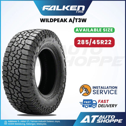 Falken Wildpeak AT3W 22" Tyre 285 45 R22-(1 Piece)