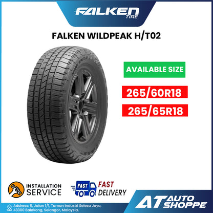 Falken Wildpeak H/T02 18in 265/60R18 & 265/65R18 Highway Terrain Tyre (1 Piece)