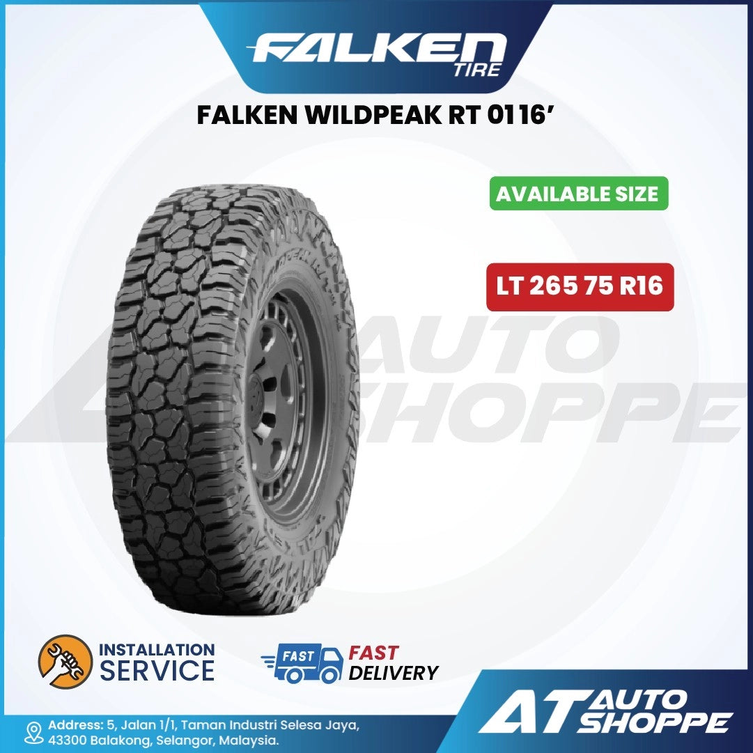 Falken Wildpeak RT 01 16" Tyre LT265 75 R16-(1 Piece)