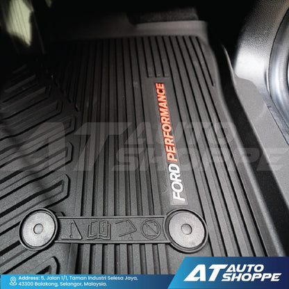 Ford Performance Carpet Floor Mats for Ford Ranger Next Gen 2023-Current
