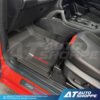 Ford Performance Carpet Floor Mats for Ford Ranger Next Gen 2023-Current
