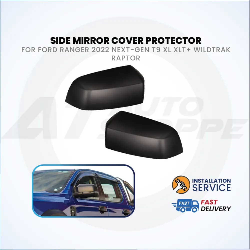 Ford Ranger Next Gen T9 2022-Current ABS Black Exterior Guard Covers
