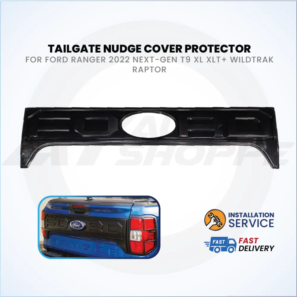 Ford Ranger Next Gen T9 2022-Current ABS Black Exterior Guard Covers