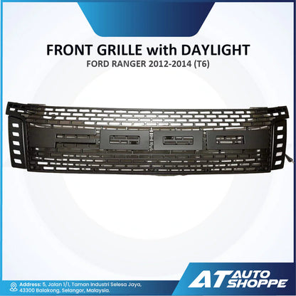 Front Grille with Daylight for Ford Ranger T6 (2012–2015)