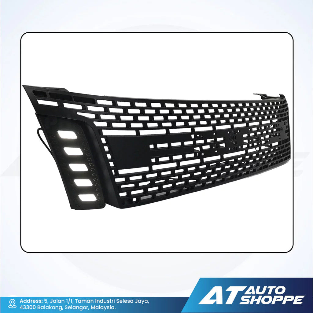 Front Grille with Daylight for Ford Ranger T6 (2012–2015)