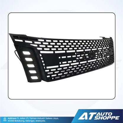 Front Grille with Daylight for Ford Ranger T6 (2012–2015)