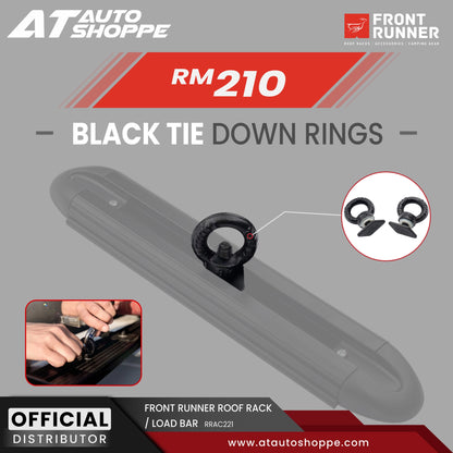 Front Runner Black Tie Down Rings (RRAC221)