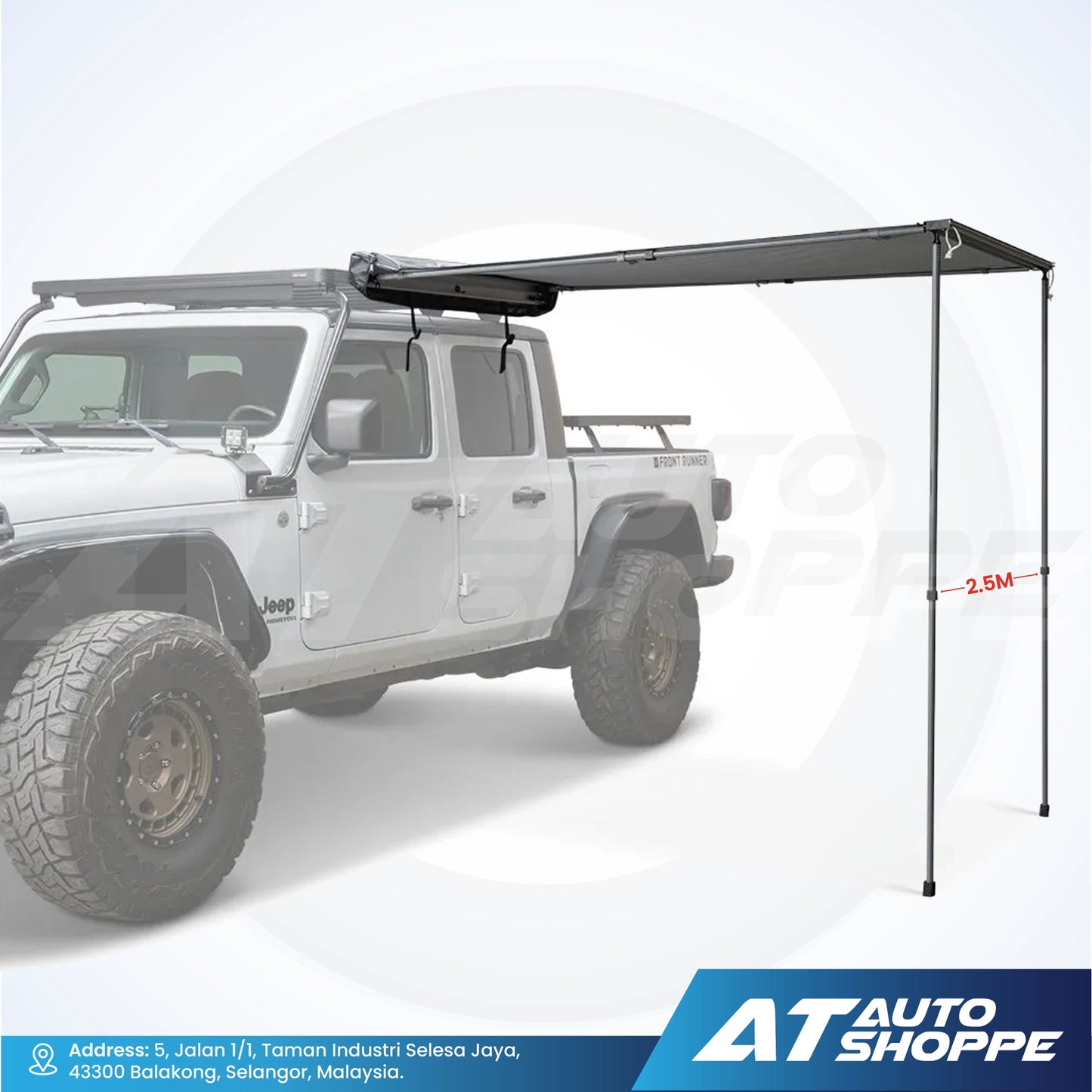 Front Runner Easy-Out Awning 2.5M Black (AWNI101)