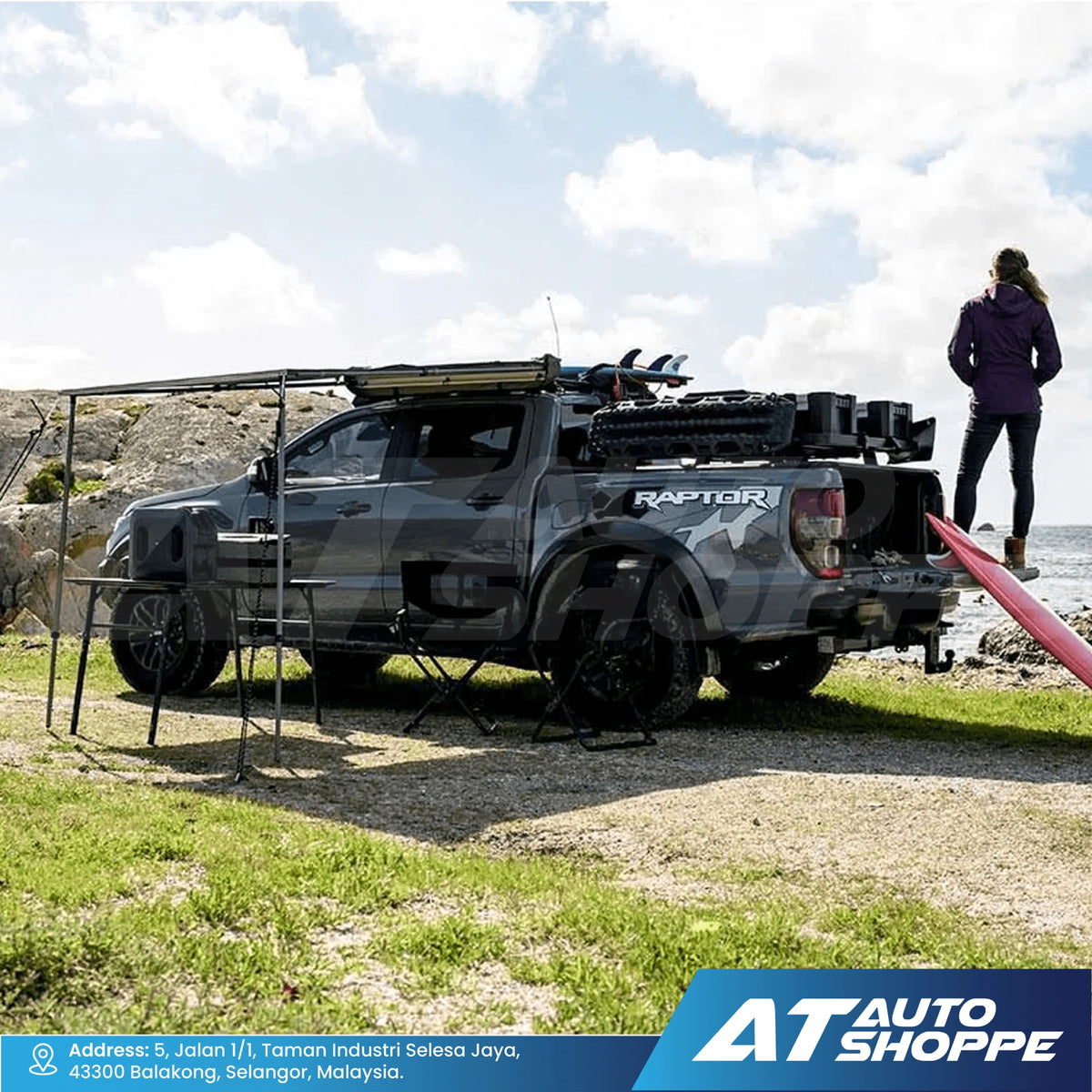 Front Runner Easy-Out Awning 2.5M Black (AWNI101)