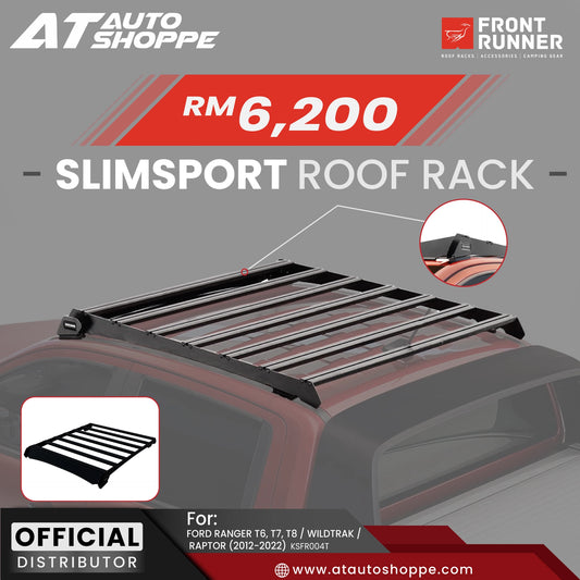Front Runner Ford Ranger T6 / Wildtrak / Raptor (2012-2022) Slimsport Roof Rack Kit (KSFR004T)