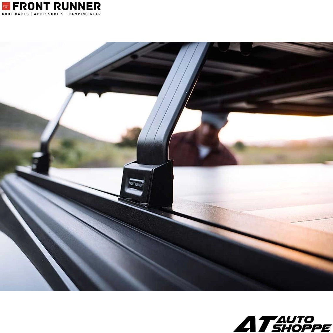 Front Runner Pickup Mountain Top Slimline II Load Bed Rack Kit / 1425(W) X 1358(L) (KRRT007T)