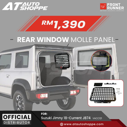 Front Runner Rear Window Molle Panel Suzuki Jimny (2018-Current) JB74 (VACC121)