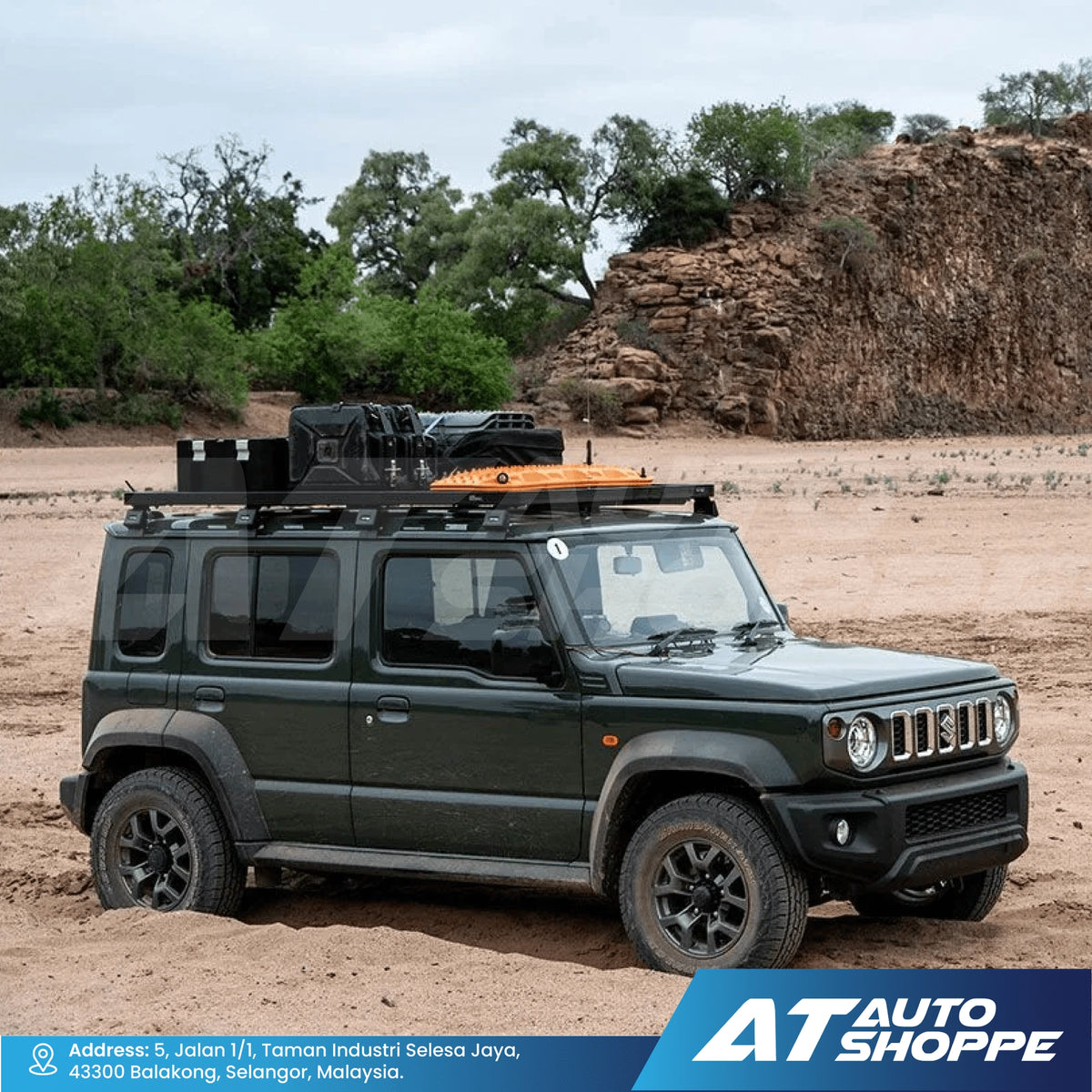 Front Runner Slimline II Roof Rack For Suzuki Jimny 5 Door 2018-Current JB74XL JC74 (KRSJ007T)