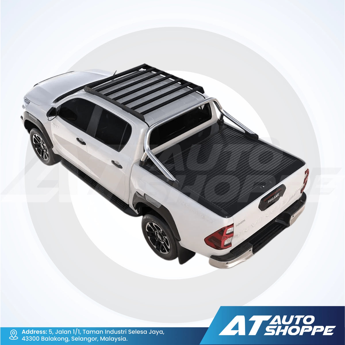 Front Runner Slimsport Roof Rack Kit For Toyota Hilux (2015-Current) Revo Rocco Rogue (KSTH005T)