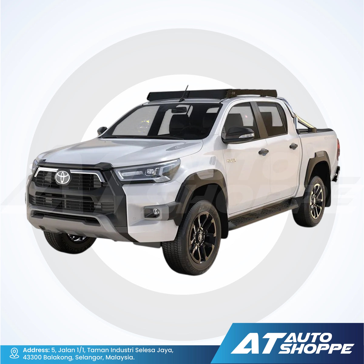 Front Runner Slimsport Roof Rack Kit For Toyota Hilux (2015-Current) Revo Rocco Rogue (KSTH005T)