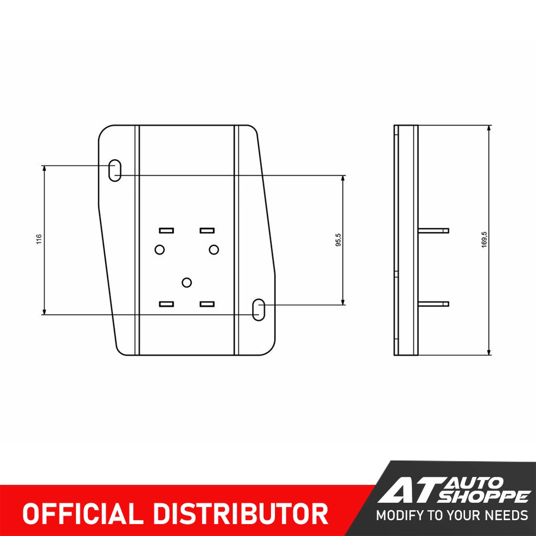 Front Runner Universal Awning Brackets (RRAC036)