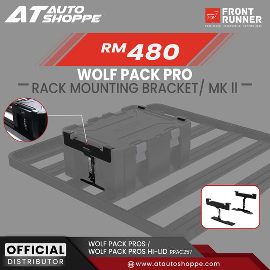 Front Runner Wolf Pack Pro Rack Mounting Bracket / MKII (RRAC257)