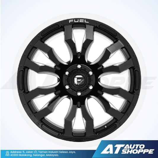 Fuel Off Road Blitz-Gloss Black/Milled 18x9 ET-12 6x139.7 (1 Piece)