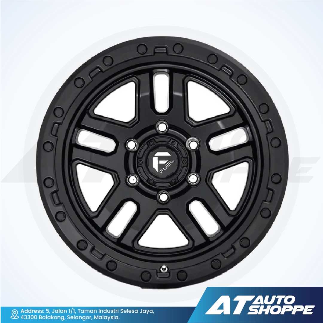 Fuel Off Road Ammo-Matte Black 17x9 ET-12 6x139.7 (1 Piece)