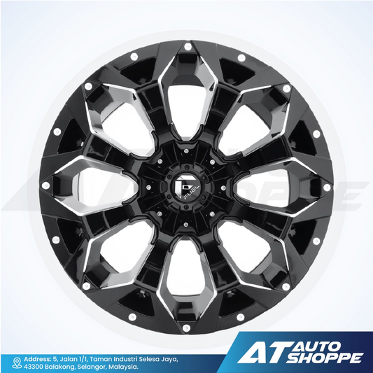 Fuel Off Road Assault-Matte Black Milled 17x9 ET1 6x139.7 (1 Piece)